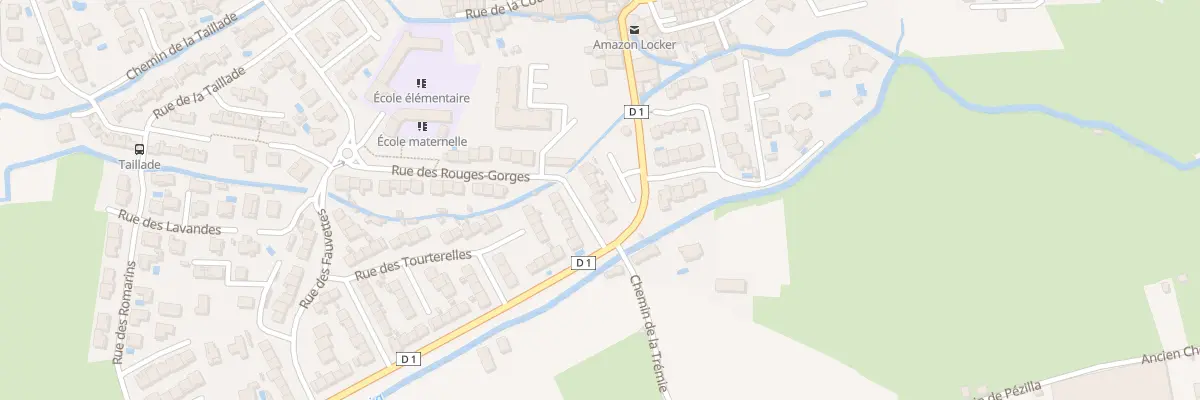 Plan du 6 Rue des Rouges Gorges à Baho