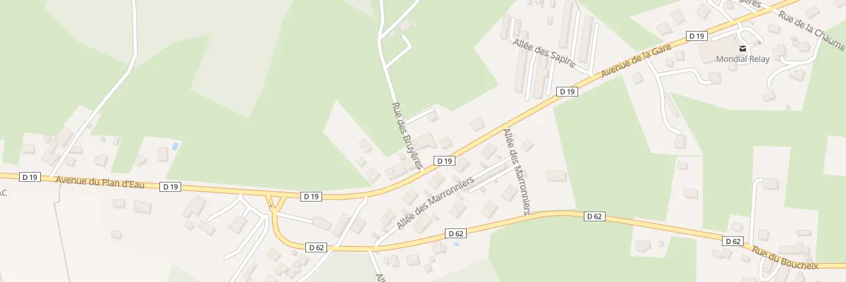 Plan du 9045 Av de la Gare aux Ancizes-Comps