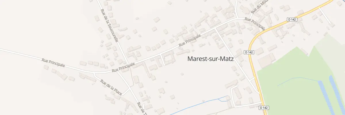 Plan du 21A Rue Principale à Marest-sur-Matz
