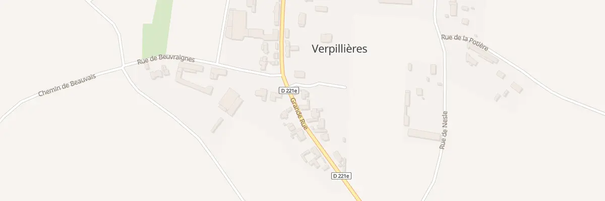 Plan du 20 Gr Grande Rue à Verpillières