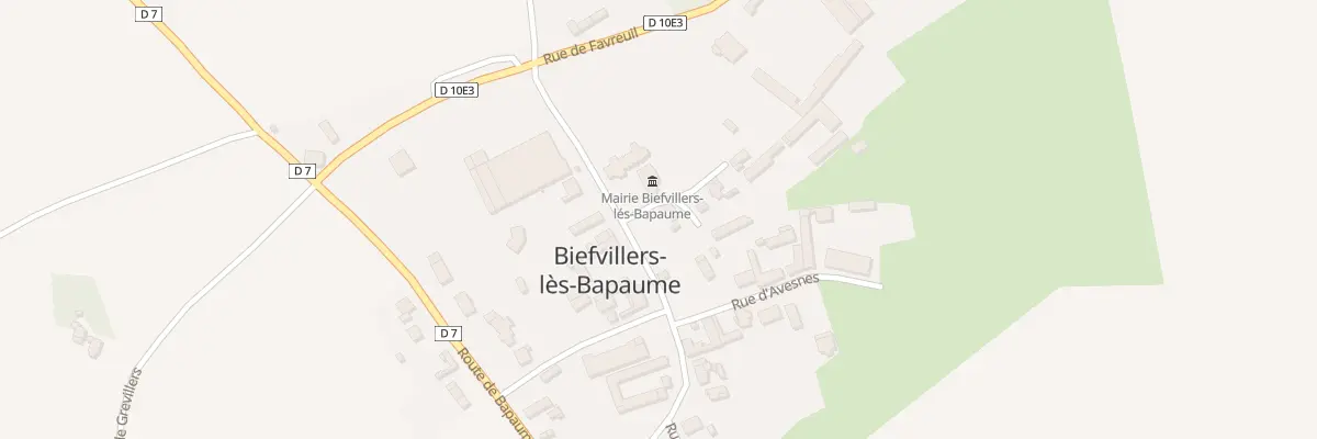Plan du 2 Imp de la Mairie à Biefvillers-lès-Bapaume
