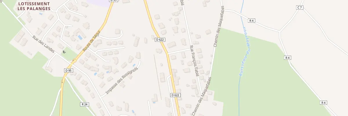 Plan du 2 Rue de la Gare à Laissac-Sévérac l’Église