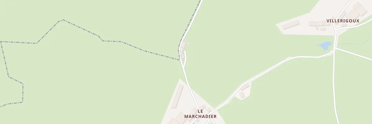 Plan du 5442 Le Marchadier Ouest à Saint-Gervais-d’Auvergne