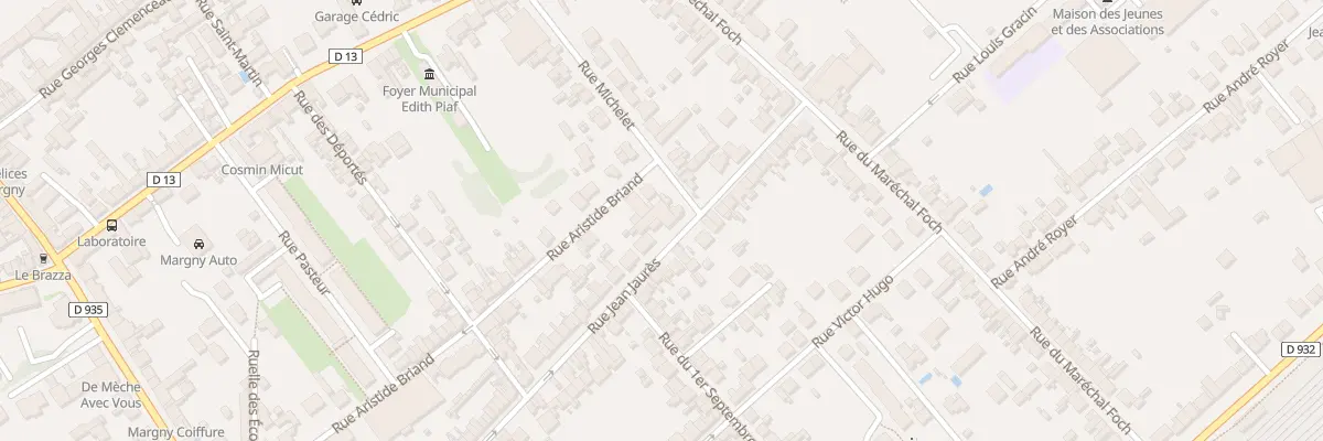 Plan du 381 Rue Jean Jaurès à Margny-lès-Compiègne