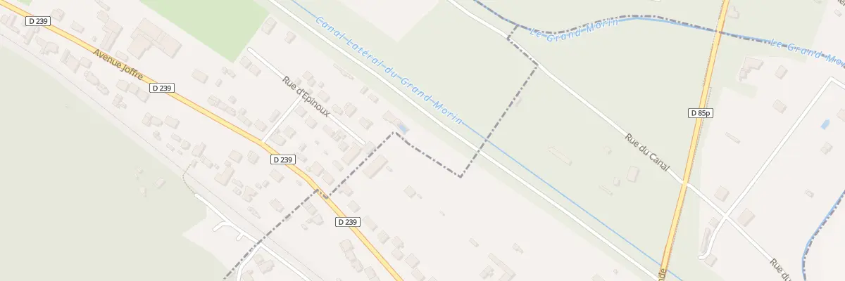 Plan du 23 Rue d’Epinoux à Esbly