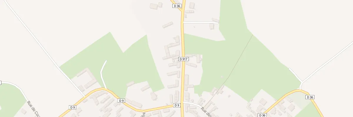 Plan du 11 Rte Nationale à Ervillers