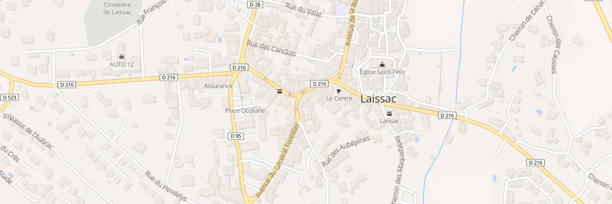 Plan du 3 Pl Roland Saules à Laissac-Sévérac l’Église
