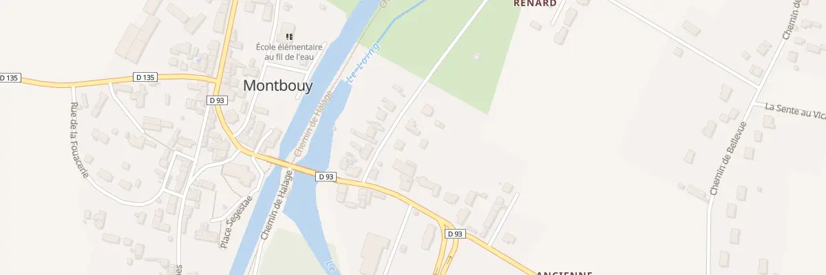 Plan du 5189 Le Bourg à Montbouy