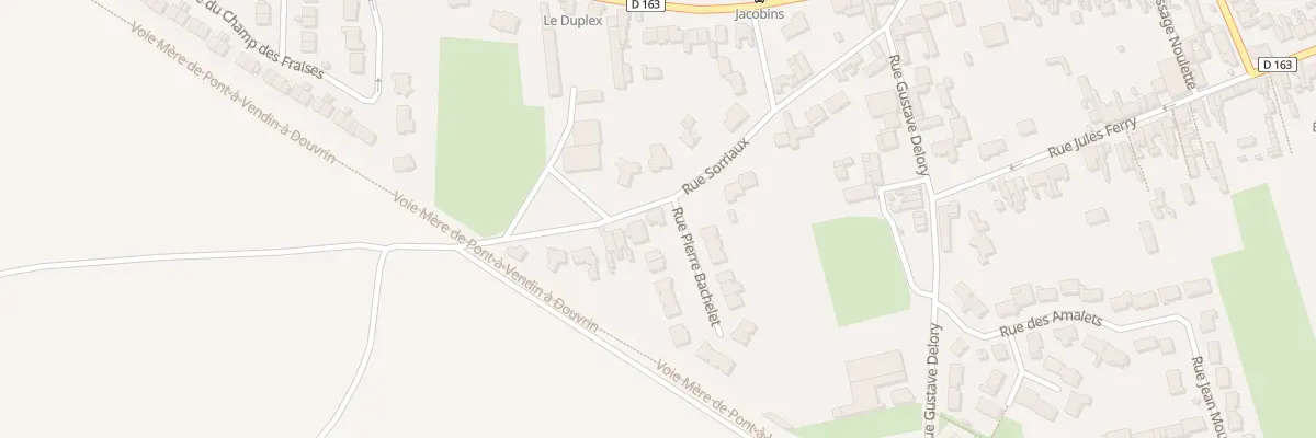 Plan du 24 Rue Sorriaux à Douvrin