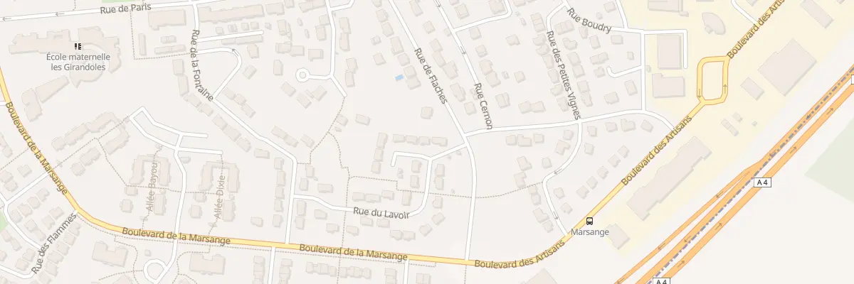 Plan du 4 Rue du Lavoir à Bailly-Romainvilliers
