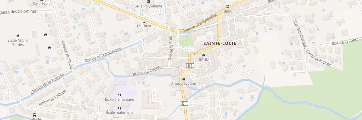 Plan du 3 Rue des Treilles à Baho