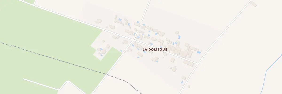 Plan du 2 La Domèque à Canet
