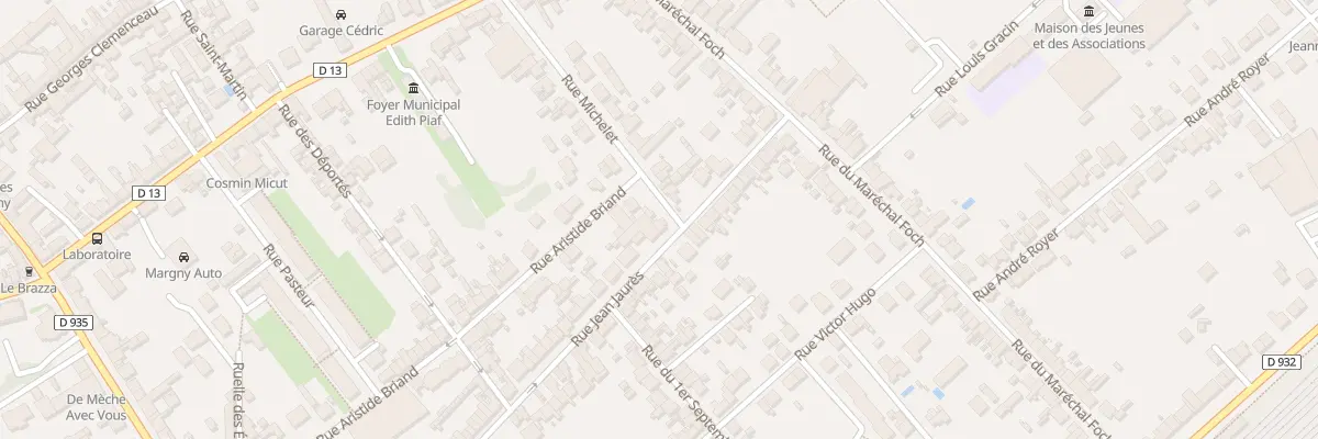 Plan du 401 Rue Jean Jaurès à Margny-lès-Compiègne