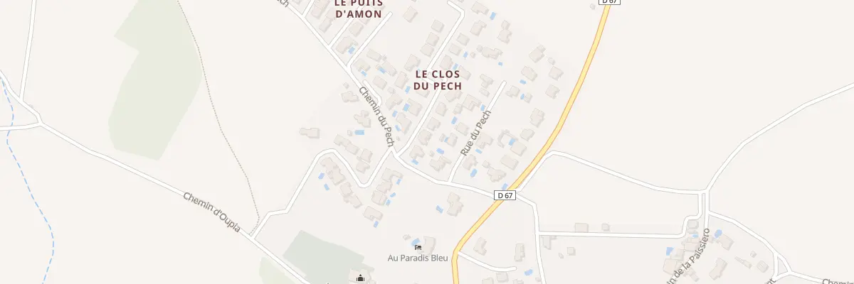 Plan du 2 Lot le Clos du Pech à Pouzols-Minervois