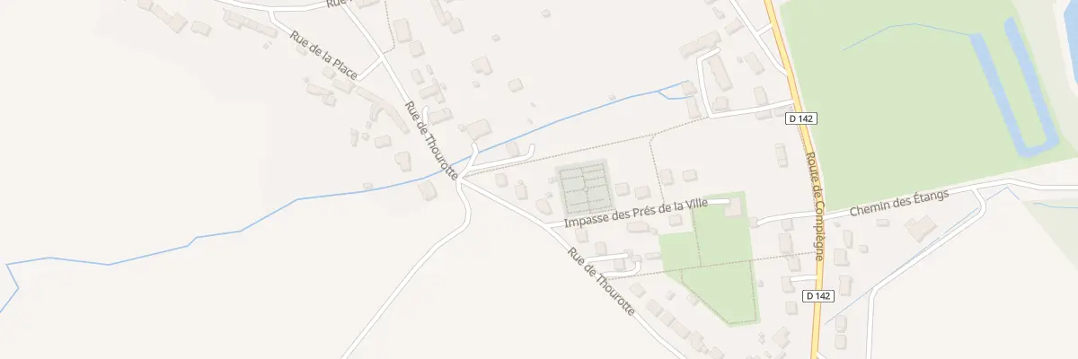 Plan du 205 Rue de Thourotte à Marest-sur-Matz