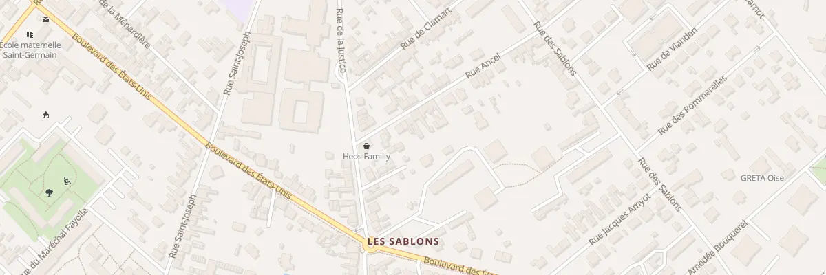 Plan du 29 Rue Ancel à Compiègne