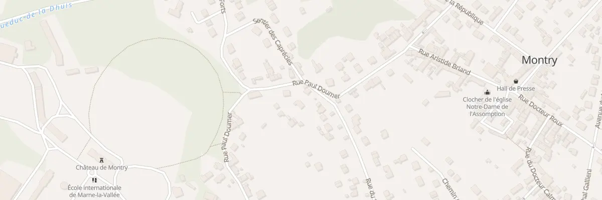 Plan du 1B Rue Paul Doumer à Montry