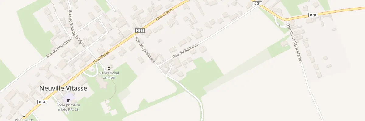 Plan du 27 Rue du Berceau à Neuville-Vitasse