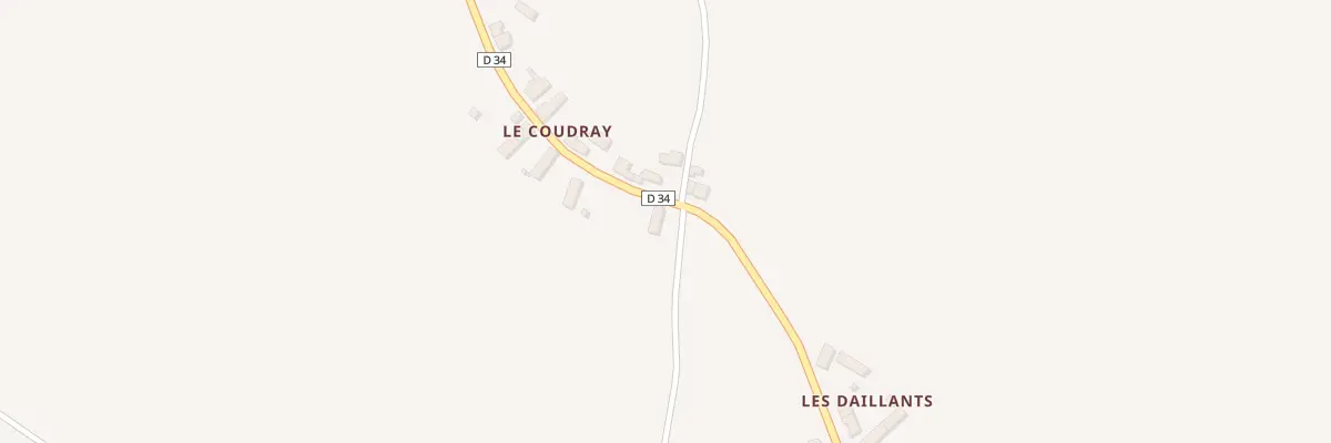 Plan du 9 Le Coudray Village à Givardon