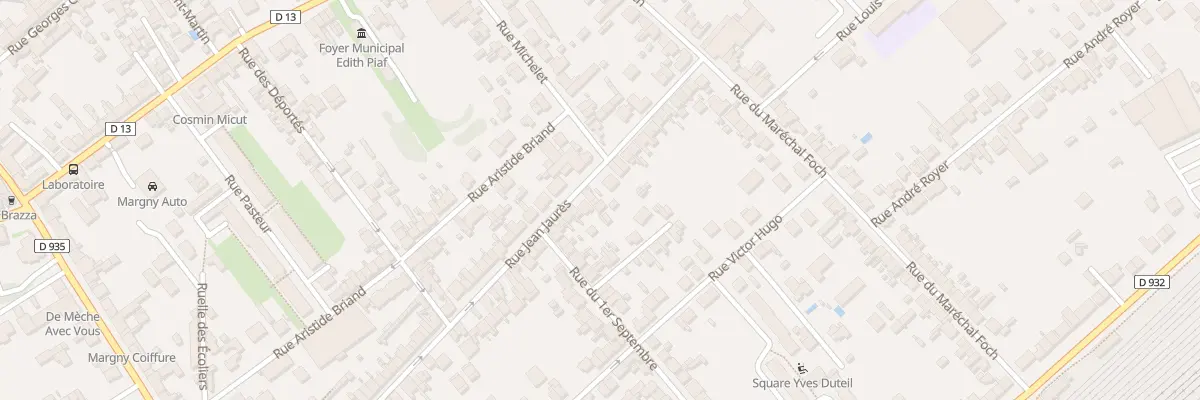 Plan du 384 Rue Jean Jaurès à Margny-lès-Compiègne