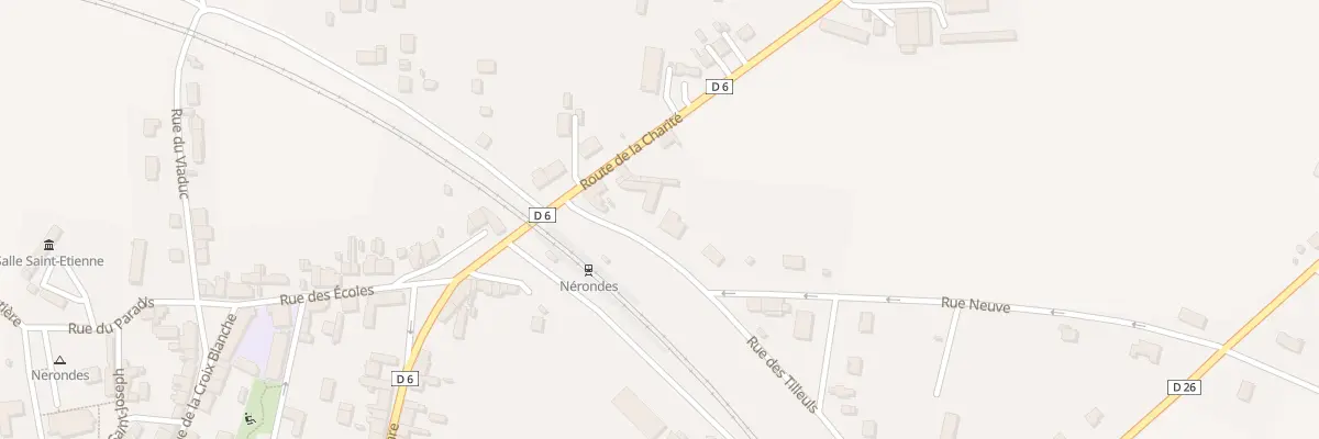 Plan du 9001 Rue des Tilleuls à Nérondes