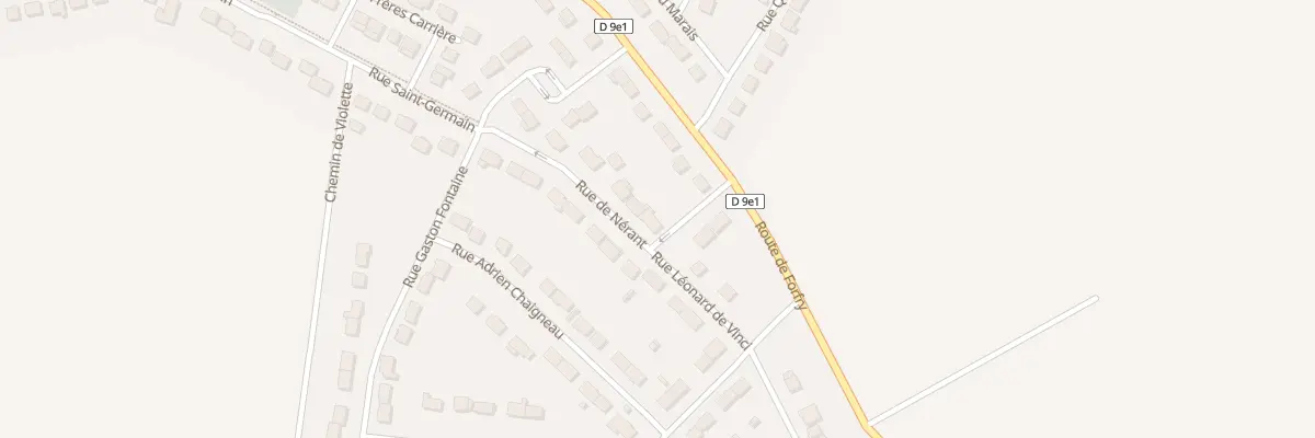 Plan du 2 Rue de Nérant à Oissery