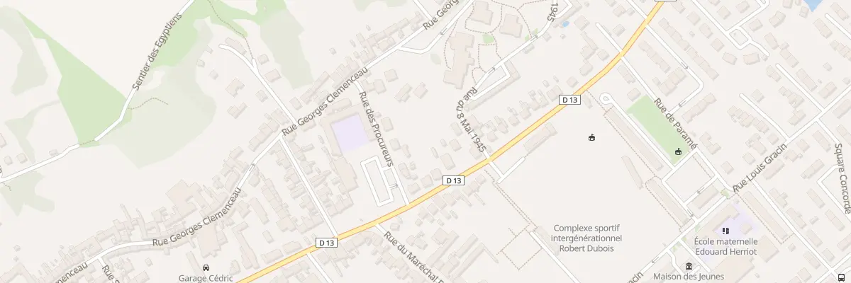 Plan du 545 Rue de la République à Margny-lès-Compiègne