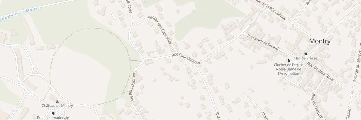 Plan du 53 Rue du Moutier à Montry