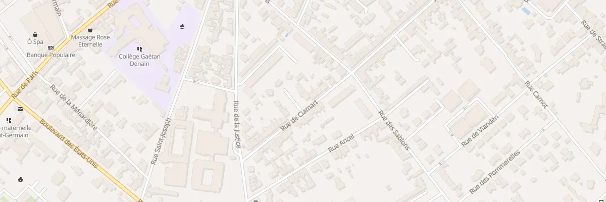 Plan du 68 Rue de Clamart à Compiègne