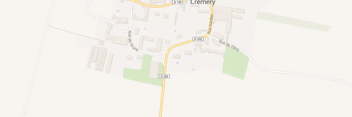 Plan du 15 Rue Hardier à Crémery
