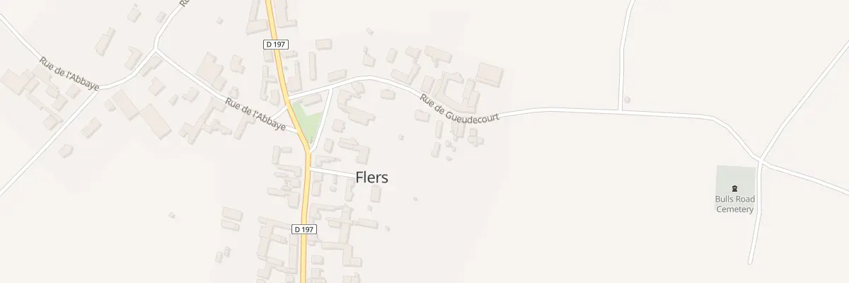 Plan du 8 Rue de Gueudecourt à Flers