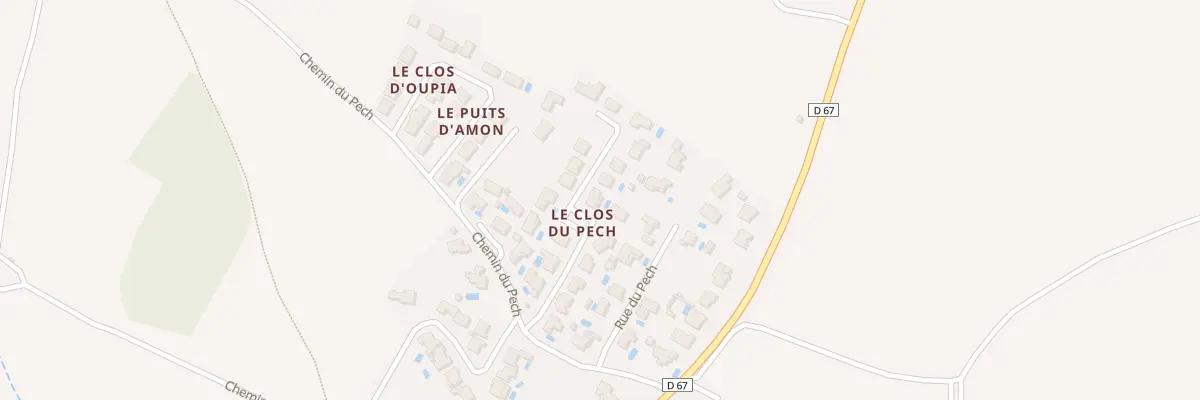 Plan du 13 Lot le Clos du Pech à Pouzols-Minervois