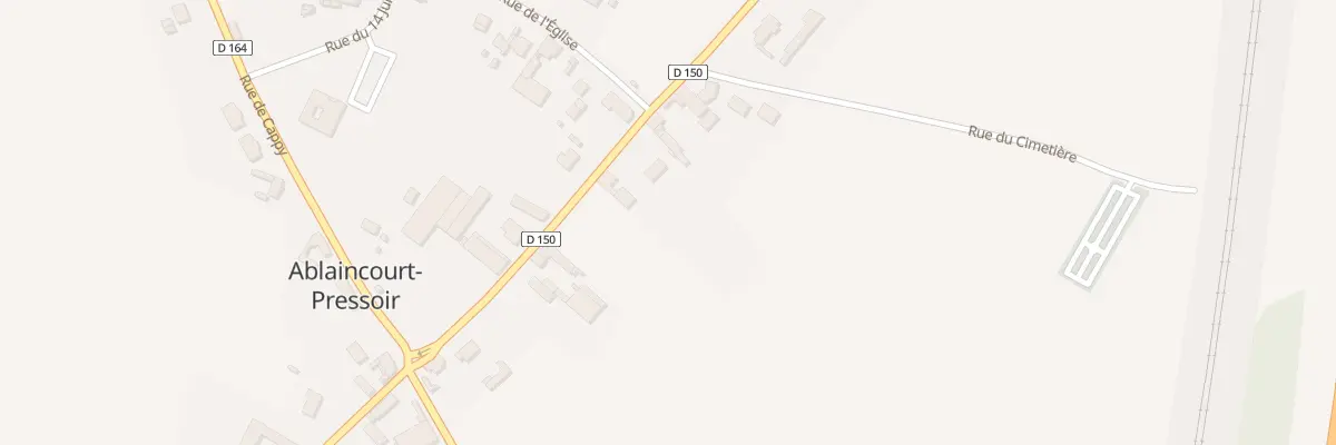 Plan du 10 Rue de Péronne à Ablaincourt-Pressoir