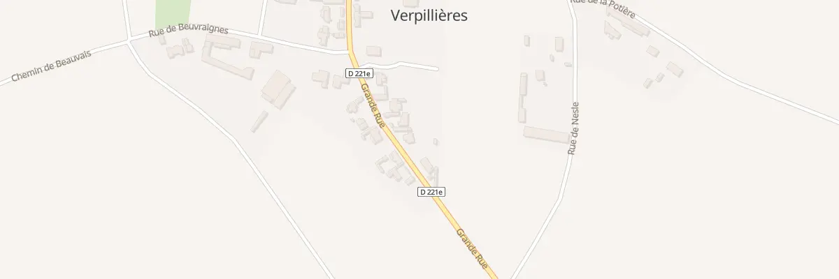 Plan du 26 Gr Grande Rue à Verpillières