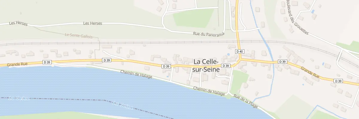 Plan du 53 Grande Rue La Celle à Vernou-la-Celle-sur-Seine