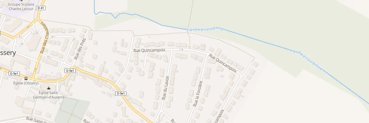Plan du 23 Rue Quincampoix à Oissery