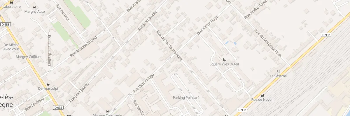 Plan du 334 Rue Victor Hugo à Margny-lès-Compiègne