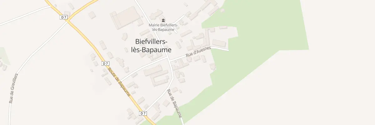 Plan du 2 Rue d’Avesnes à Biefvillers-lès-Bapaume
