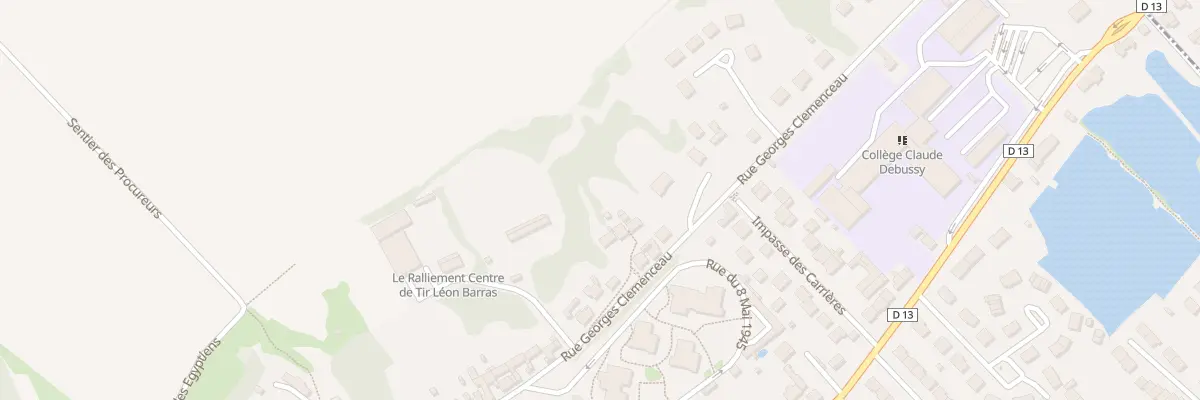 Plan du 735 Rue Georges Clémenceau à Margny-lès-Compiègne