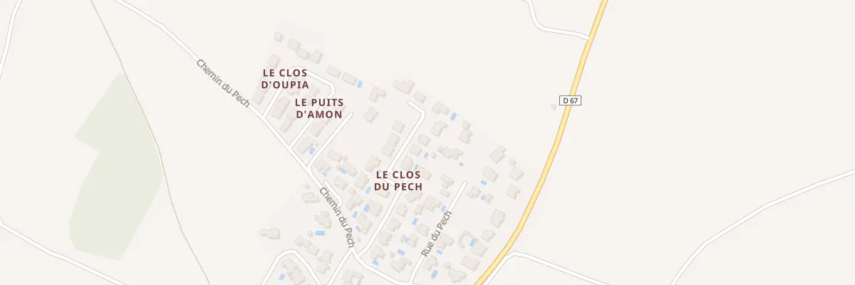 Plan du 16 Lot le Clos du Pech à Pouzols-Minervois