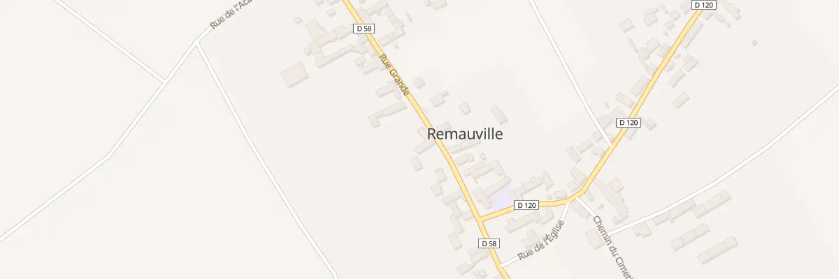 Plan du 14 Rue Grande à Remauville