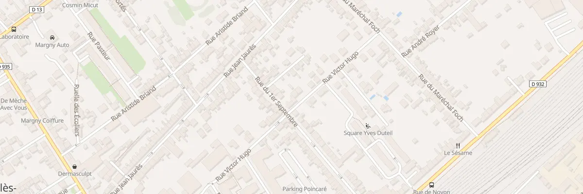Plan du 365 Rue Victor Hugo à Margny-lès-Compiègne