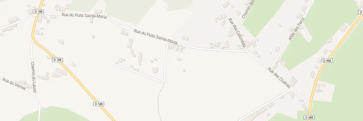 Plan du 16 Rue du Puits Sainte Marie à Montvicq
