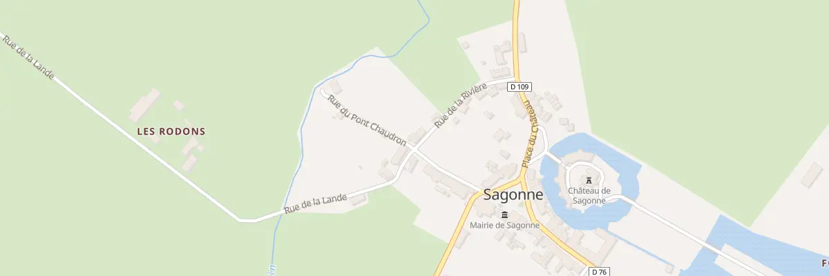 Plan du 30 Le Bourg à Sagonne