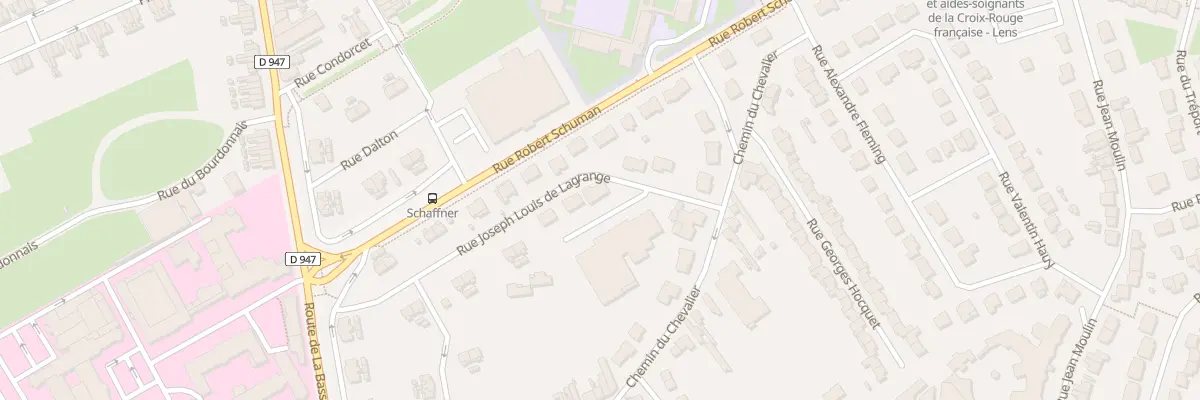 Plan du 18 Rue Joseph Louis de Lagrange à Lens
