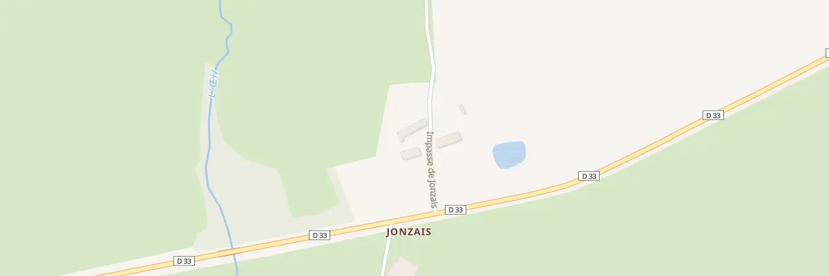 Plan du 5005 Jonzais à Villefranche-d’Allier