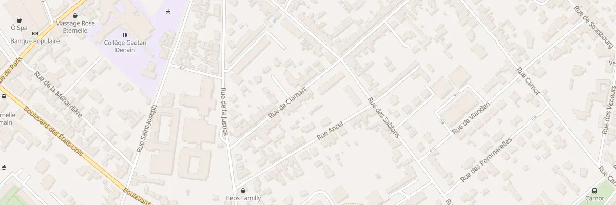 Plan du 65 Rue de Clamart à Compiègne
