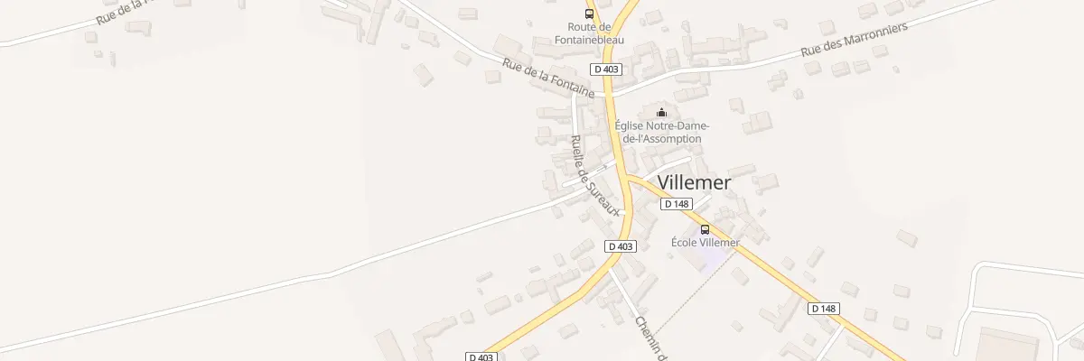 Plan du 2 Pl des Patureaux à Villemer