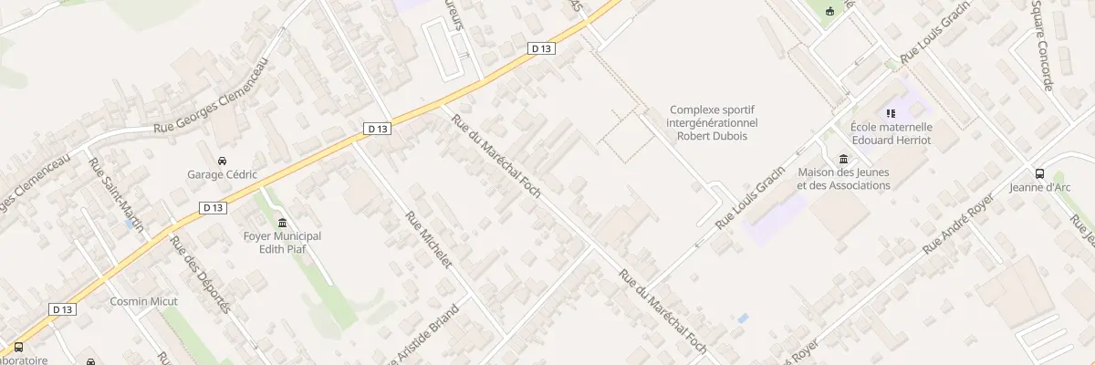Plan du 422 Rue Marechal Foch à Margny-lès-Compiègne