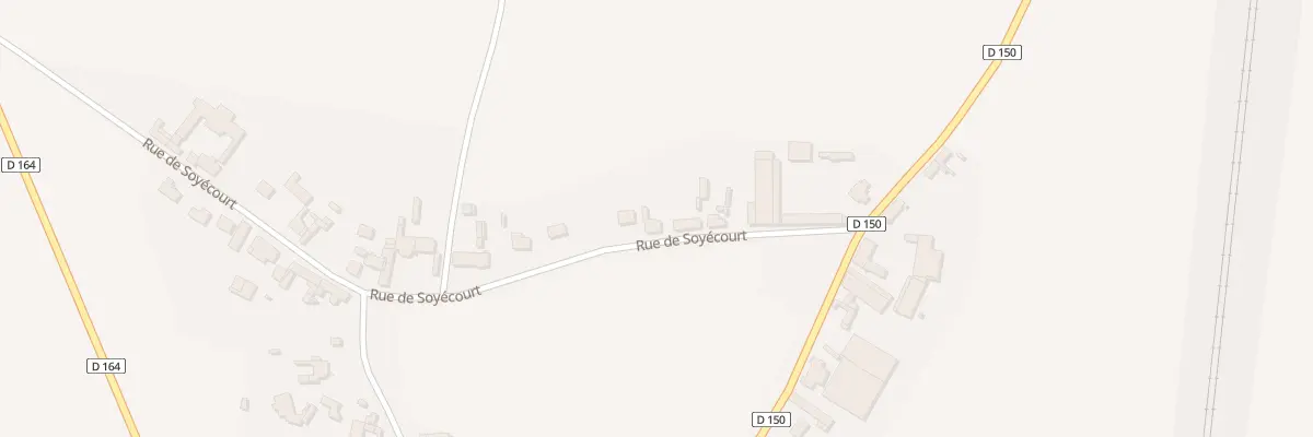 Plan du 27 Rue de Soyécourt à Ablaincourt-Pressoir